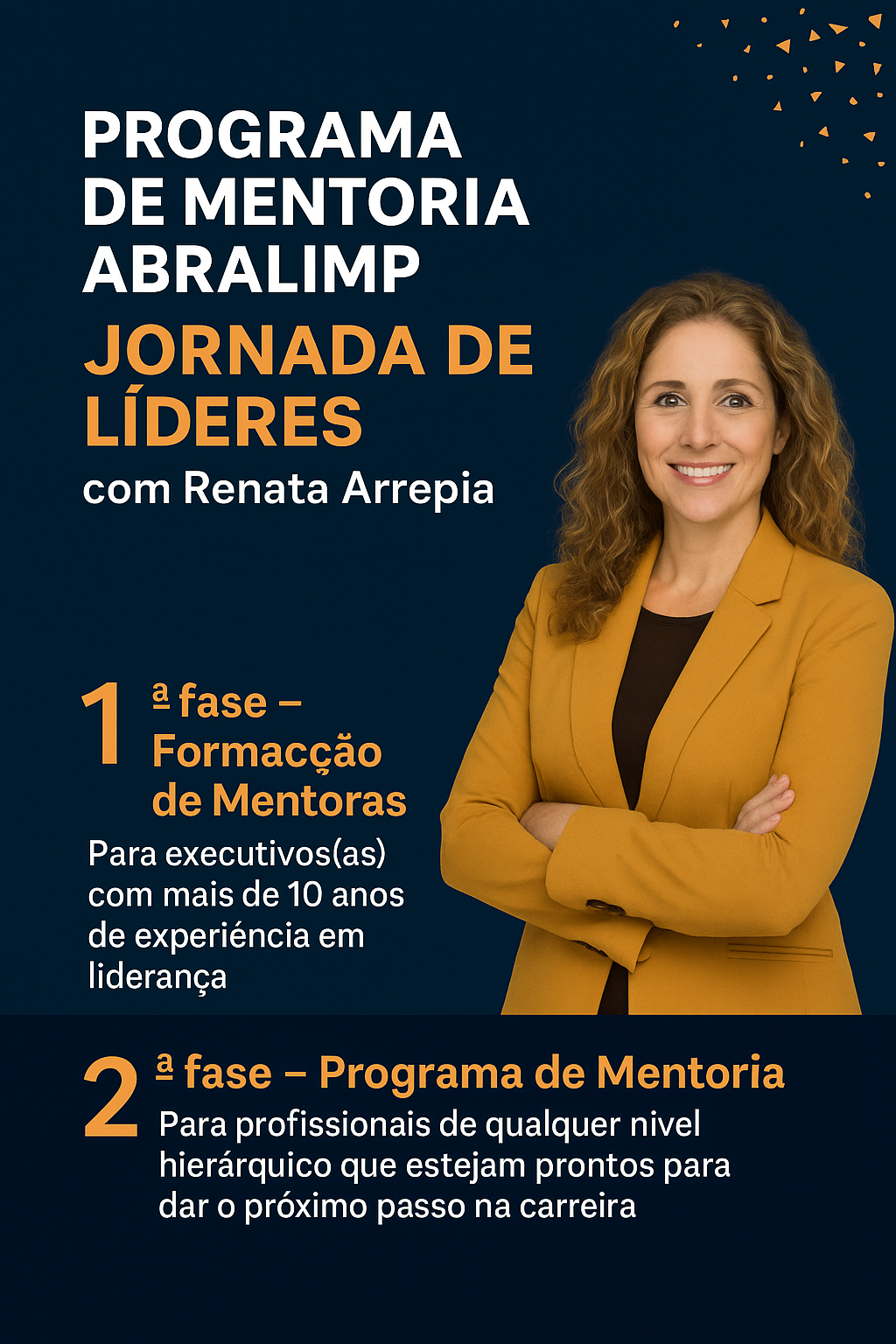 Programa de Mentoria Abralimp – Jornada de Líderes com Renata Arrepia