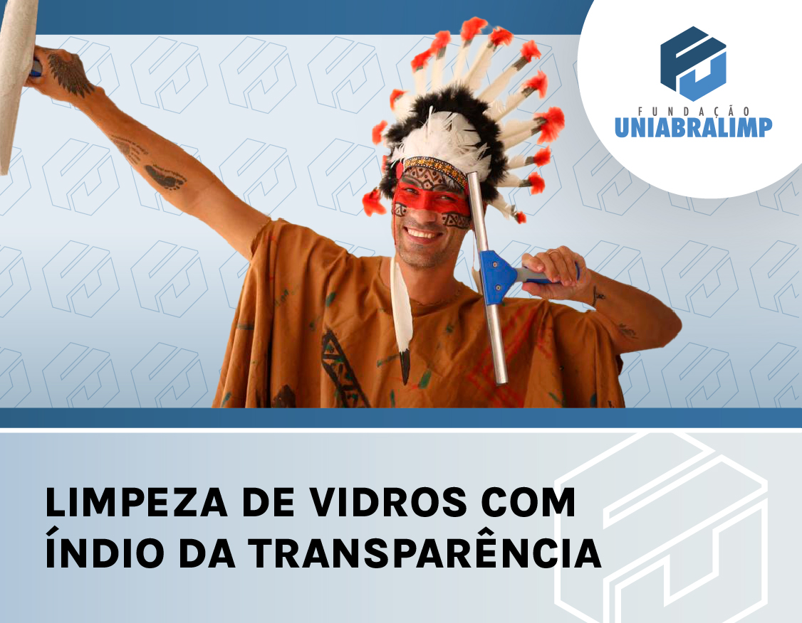Limpeza de Vidros com Índio da Transparência